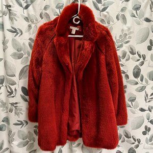 H&M Teddy Bear Red Jacket Size 8